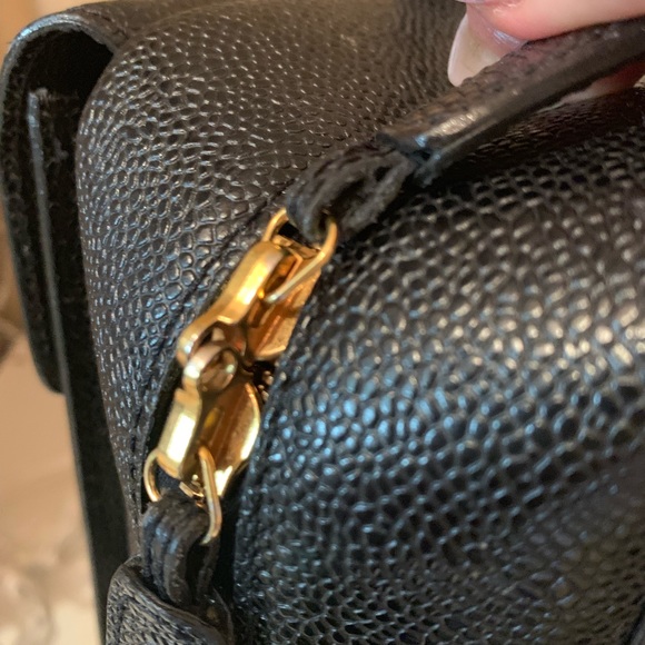 NFS**Traded**CHANEL Caviar Briefcase Black EUC💝 - Picture 8 of 8